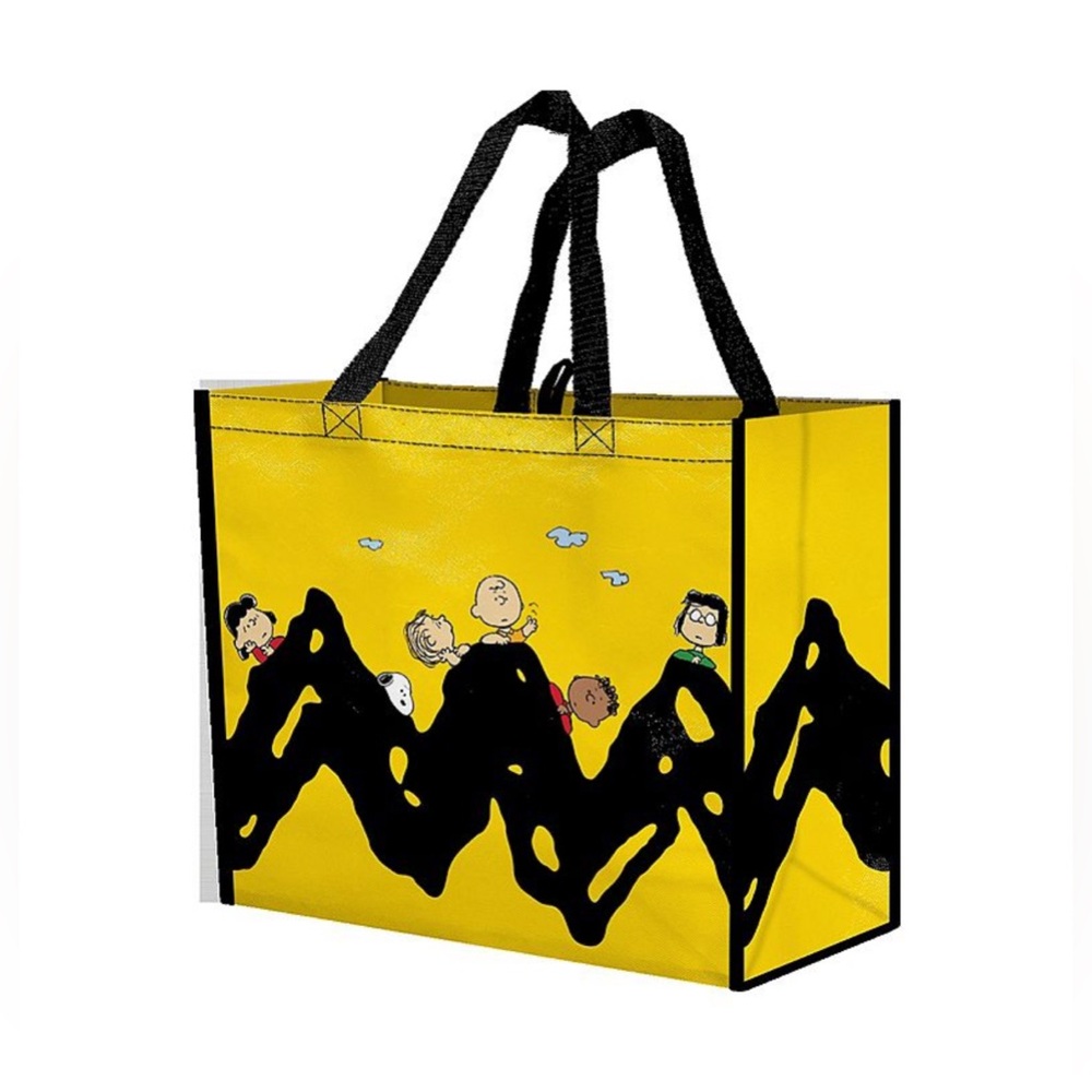 Peanuts Black and Yellow Tote Bag Collectible